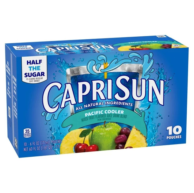 Capri Sun Pacific Cooler Mixed Fruit Juice Box Pouches Ct Box Fl