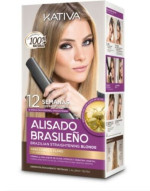 For BLONDE HAIR Kativa Keratin Brazilian Hair Straightening Alisado