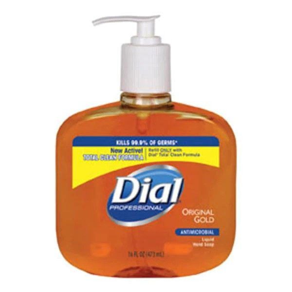 Dial Professional Antimicrobial Liquid Hand Soap 16 Oz Gold