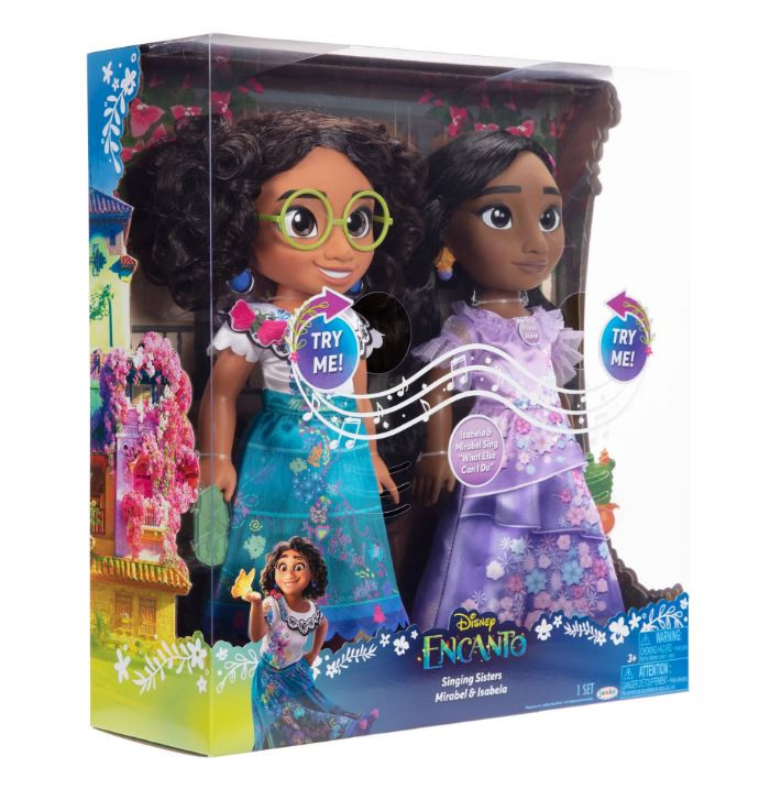 Disney's Encanto Singing Sisters Mirabel and Isabela Fashion Toddler ...