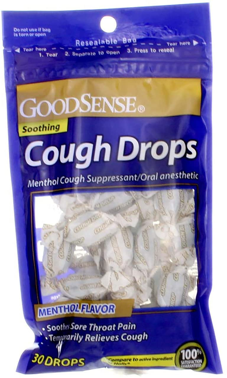 Good Sense Cough Drops Menthol 30 Drops