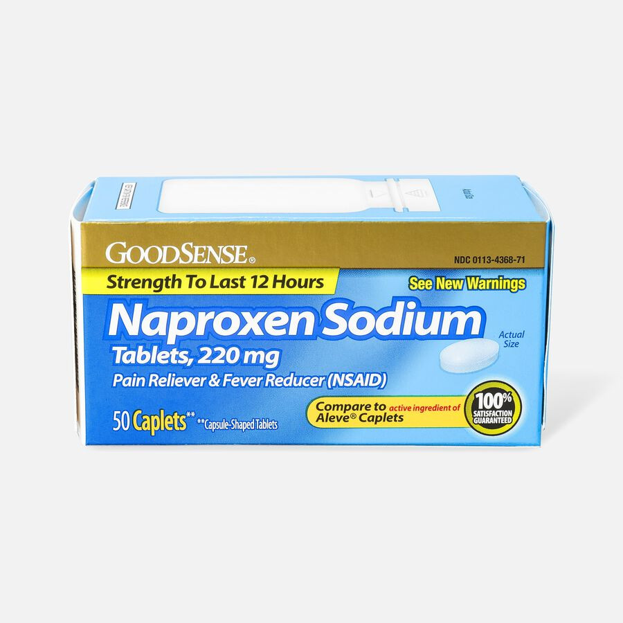 GoodSense® Naproxen Sodium Caplets 220mg 50 count