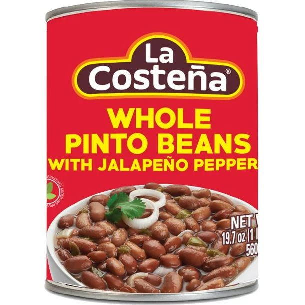 La Costena Whole Pinto Beans With Jalapenos