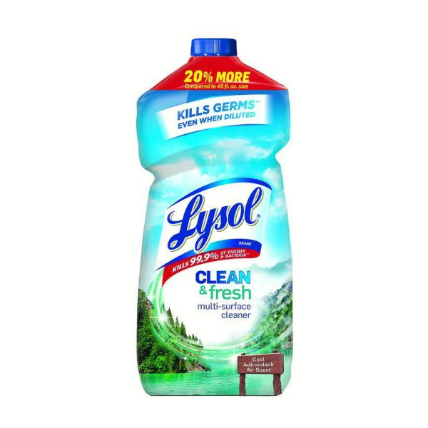Lysol Clean & Fresh Multisurface Cleaner, Cool Adirondack Air Scent, 48 oz