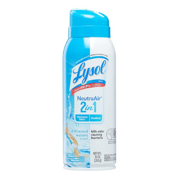 Lysol Disinfectant Spray Neutra Air 2 In 1 Driftwood Waters 10 Oz