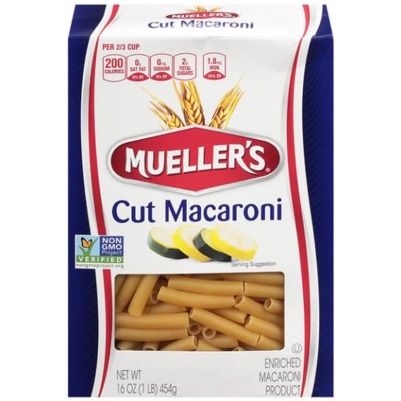 Muellers Cut Macaroni 16 Oz 6266