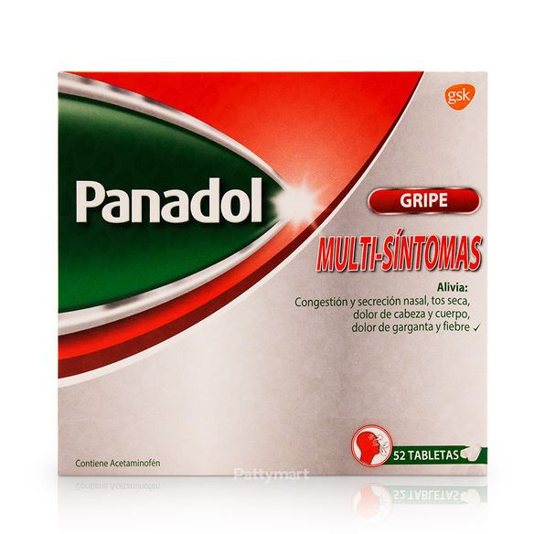 Panadol multi sintomas 52 tabletas