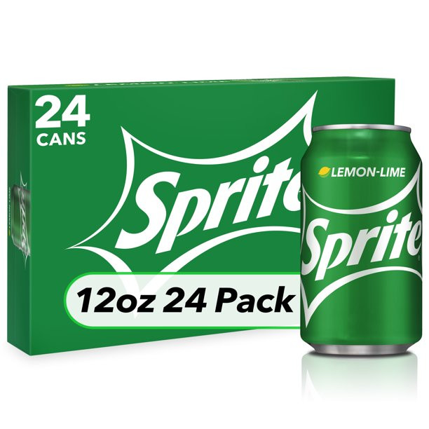 Sprite Caffeine-Free Lemon Lime Soda Pop, 12 Fl Oz, 24 Pack Cans