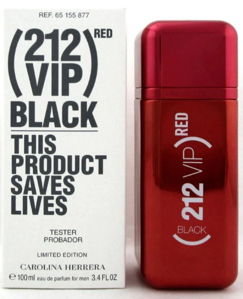 212 VIP Black by Carolina Herrera 3.4 oz Eau de Parfum Spray / Men