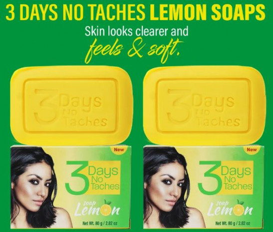 3 days no taches lemon soap
