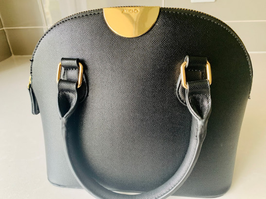Aldo Black Satchel Handbag Purse Tote Bag 12 X 9 | eBay