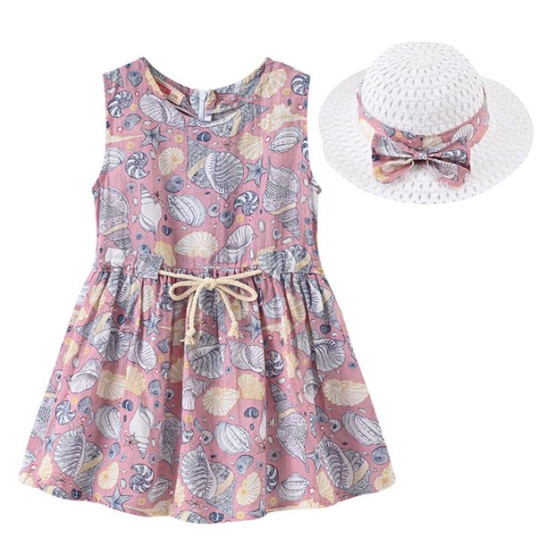 Amazon.com: Toddler Baby Girls' Dresses Summer Rose Print Halter Short  Sleeved Princess Dress Daily Wear Tween (White, 7-8 Years) : Clothing,  Shoes & Jewelry