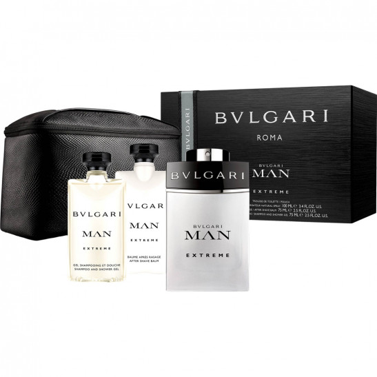 Bvlgari Man Extreme EDT 4 pcs. Gift Set Men