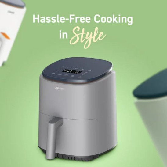 Cosori Lite 4 QT Smart Air Fryer Cooking for 2, Smart Control with 7  Cooking Functions
