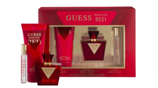 guess seductive red 3pc gift set eau de parfum