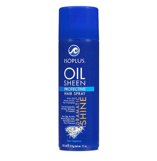 isoplus oil sheen regular hair spray