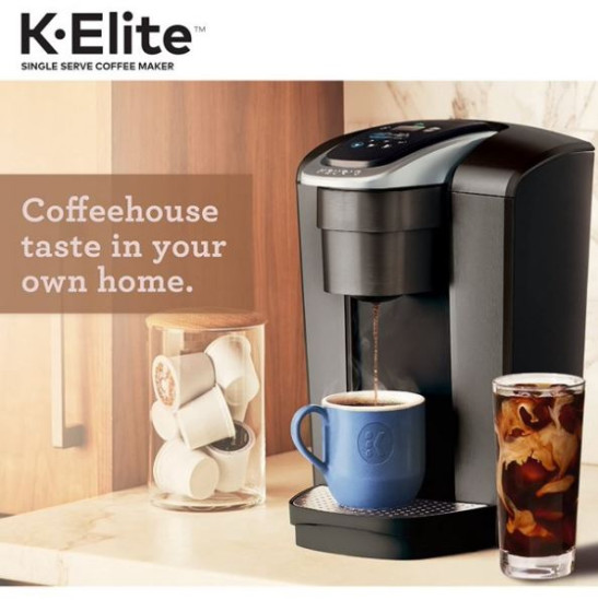 Elite Single-Serve Capsule Coffee Maker, Black