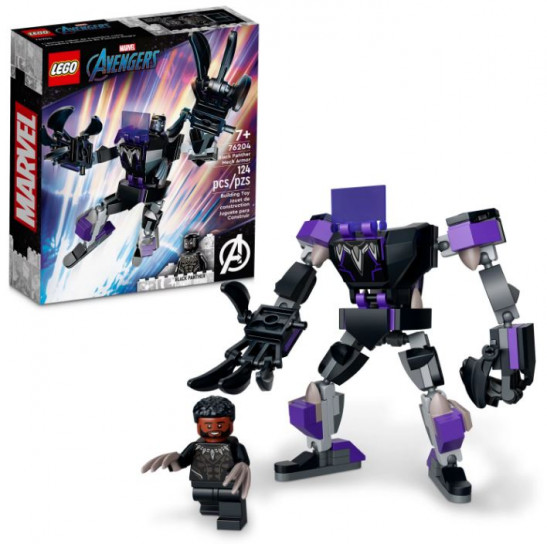 lego marvel black panther mech armor 76204 building kit