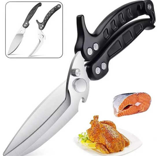 Muerk Kitchen Shears, Kitchen Scissors Heavy Duty Seafood Scissors