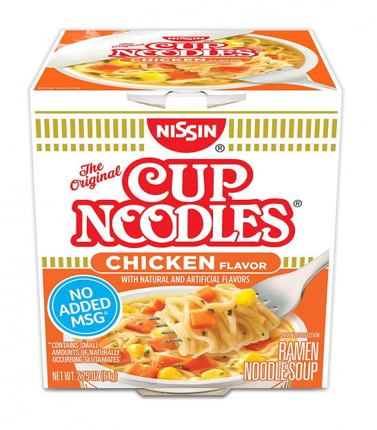 Nissin Cup O'Noodles Ramen Noodle Soup, 2.25-Ounce (Pack of 30)
