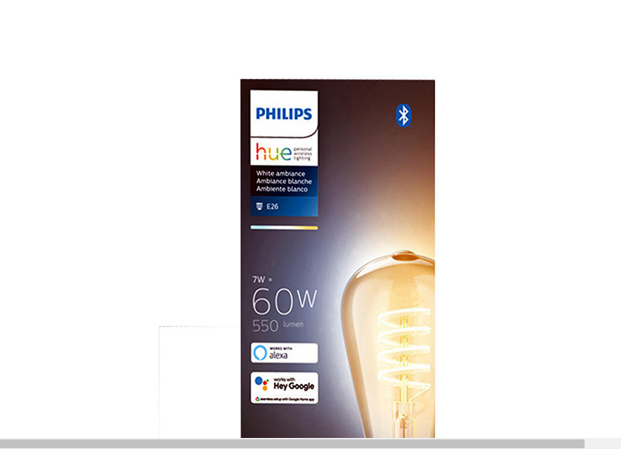 Philips Hue White Ambiance A19 Filament Vintage Bulbs