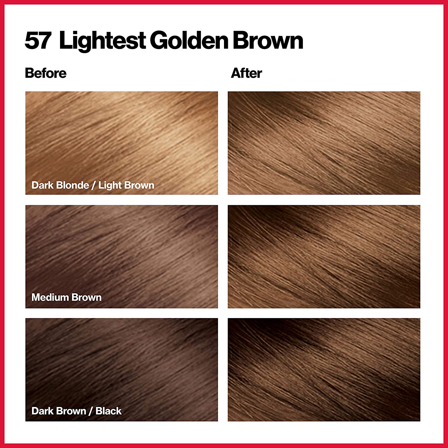 Lightest Golden Brown