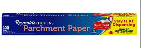 Reynolds Kitchens Parchment Paper with SmartGrid, 100 Square Feet