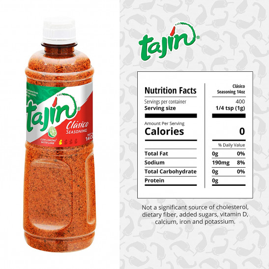 Tajin Seasoning, Clasico, Mild - 14 oz