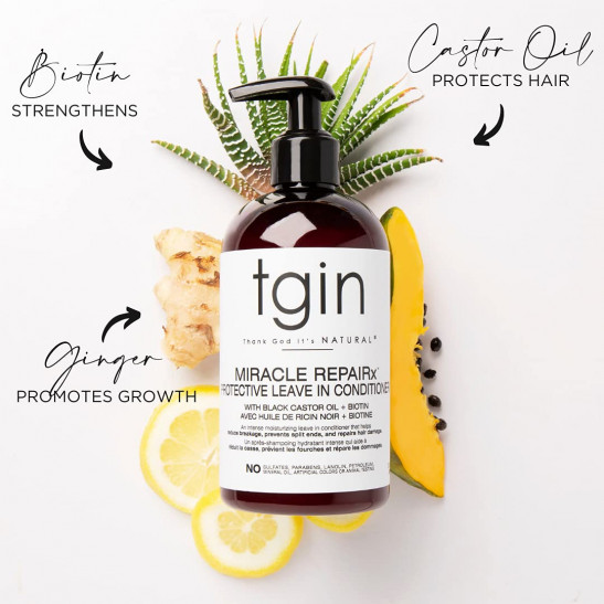 tgin miracle repairx protective leave in conditioner 13 oz