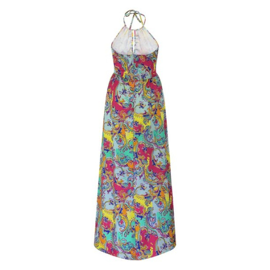 Women's Summer Puff Sleeve Floral Split Maxi Dress Boho Flowy A Line Causal  Beach Long Dresses : : Clothing, Shoes & Accessories