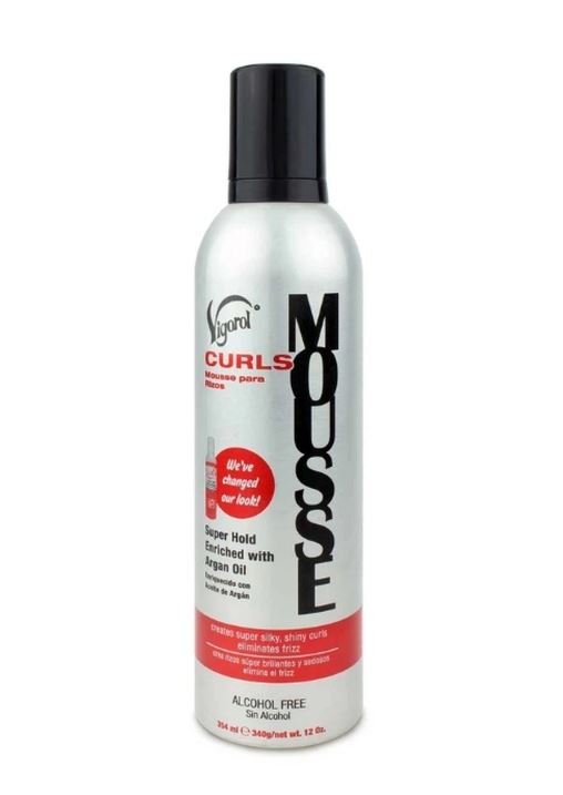 Mousse Curl Super Hold With Argan Oil