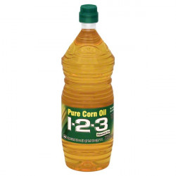 1-2-3  Pure Corn Oil, 33.8 Fl Oz