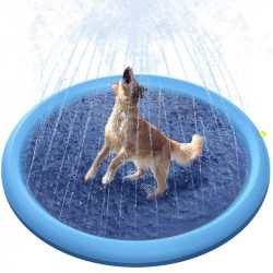 170*170cm Pet Sprinkler Pad Play Cooling Mat Swimming Pool Inflatable Water Spray Pad Mat Tub Summer Cool Dog Bathtub For Dogs