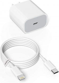 20W Watt Power Charging Adapter Lightning To USB C Fast PD Wall Charger Block With 5ft Cable Quick Box Compatible For IPhone 11 12 PRO MAX MINI XS XR SE2 X 8Plus Ipad ARI Airpod Cord Samsung Type Plug