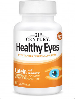 21st Century Healthy Eyes Lutein Y Ceaxantina Cápsulas, 60 Unidades