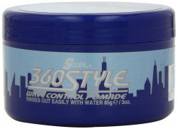 360 Luster's Style Wave Control Pomade, 3 Ounce (Pack of 3)