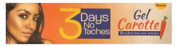 3Days No Taches Gel Carrot