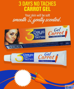 3Days No Taches Gel Carrot