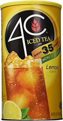 4C Lemon Iced Tea 50% Less Sugar, 60 qt.