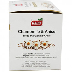 Badia Chamomile & Anise Tea - 25 Tea Bags