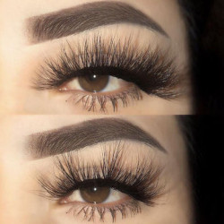 8 Pairs faux mink eyelashes 25mm lashes fluffy messy 3d mink lashes wholesale, 8 pairs natural false eyelashes extension