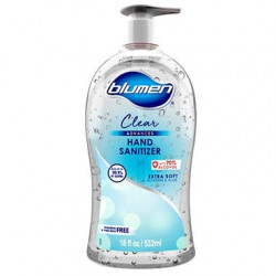 Advanced Hand Sanitizer, 18 Oz Bottle - 532 Ml By Blumen, Soft Fresh, 70% Alcohol