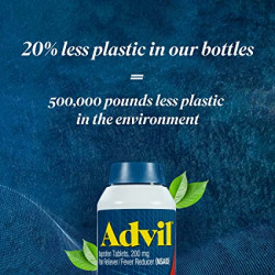 Advil Ibuprofen 200 mg., Pain Reliever/Fever Reducer, 360 Tablets