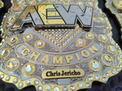 AEW Championship Heavyweight Wrestling Leather Belt 4mm Adult Size NEW