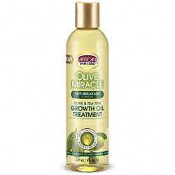 AFRICAN PRIDE Olive Miracle Growth Oil, 8 Oz