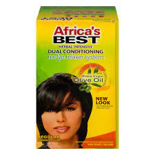 Africa's Best No Lye Herbal Intensive Dual Conditioning Relaxer System - Regular