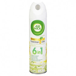 Air Wick Essential Oils 6 In 1 White Lilac & Orange Blossom Fragrance Air Freshener 8 Oz