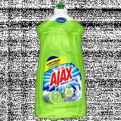 Ajax Ultra Dishwashing Liquid Dish Soap, Vinegar + Lime Scent - 52 Fluid Ounce