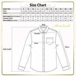 Alberto Danelli - Camisa de manga larga, con corbata y pañuelo a juego,  para hombre Violet Color