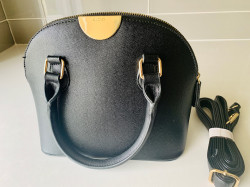 Aldo Black Crossbody Bag Leather Mini Satchel Purse